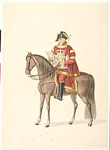 Kongelig herold by Johannes Senn