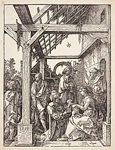 Kongernes tilbedelse by Albrecht Dürer