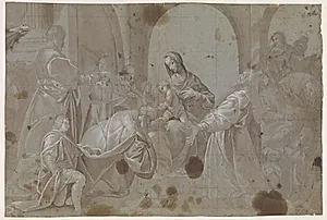 Kongernes tilbedelse by Isidoro Bianchi