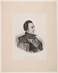 Kongl. skuespiller M.R. Wiehe by C. M. Tegners lithografiske institut