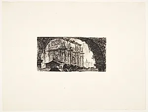Konstantin's triumfbue i Rom by Giovanni Battista Piranesi