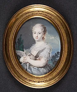 Kopi efter Rosalba Carriera. Kyskhed by Cornelius Høyer
