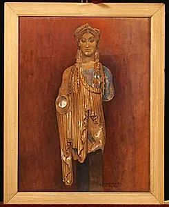 ”Koren med de mandelformede øjne” (Akropolismuseet inv.nr. 674)