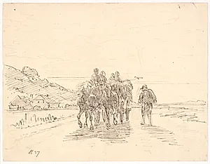 Kornet køres hjem by Wilhelm Marstrand