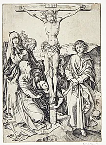 Korsfæstelsen by Martin Schongauer