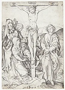 Korsfæstelsen by Martin Schongauer