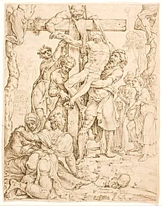 Korsnedtagelsen by Maarten van Heemskerck