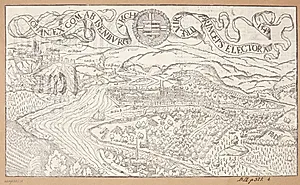 Kort over Koblenz by Hans Rudolf Manuel Deutsch