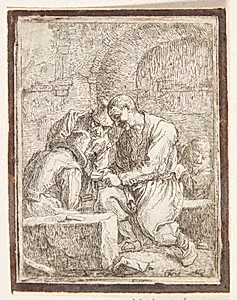 Kortspillere by Thomas Wijck
