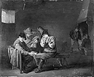 Kortspillere by August Querfurt
