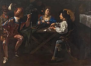 Kortspillere by Gerard van Kuijl