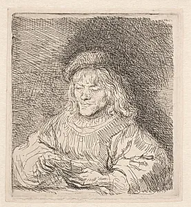 Kortspilleren by Rembrandt van Rijn
