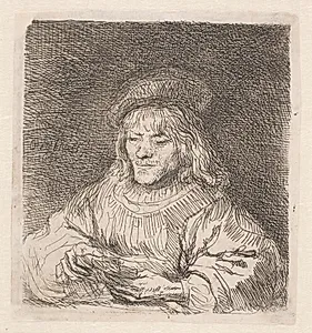 Kortspilleren by Rembrandt van Rijn