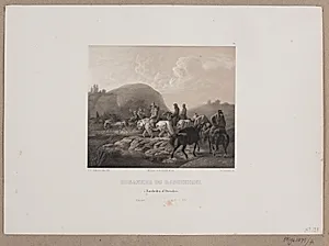 Kosakker og Baschkirer by Adolph Kittendorff
