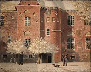 Krabbesholm. Vinter by Christen Dalsgaard