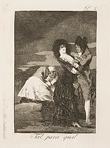 Krage søger mage by Francisco de Goya