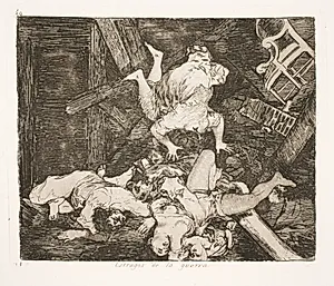 Krigens rædsler (30) by Francisco de Goya