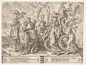 Krigens triumf by Cornelis Cort
