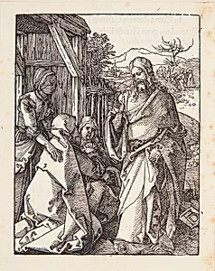 Kristi afsked med sin moder by Albrecht Dürer
