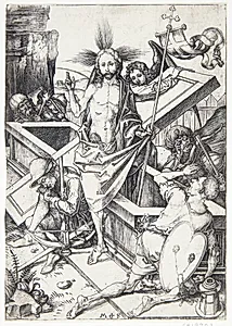 Kristi genopstandelse by Martin Schongauer