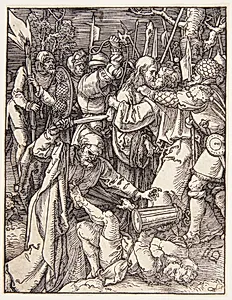 Kristi tilfangetagelse by Albrecht Dürer