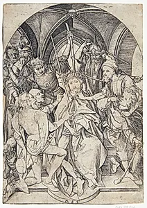 Kristi tornekroning by Martin Schongauer