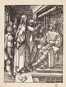 Kristus for Herodes by Albrecht Dürer