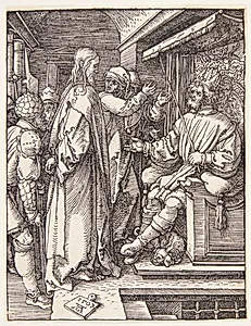 Kristus for Herodes by Albrecht Dürer
