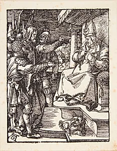 Kristus for Kaifas by Albrecht Dürer