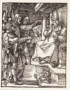 Kristus for Kaifas by Albrecht Dürer