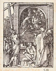 Kristus fremstilles for folket by Albrecht Dürer