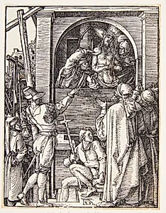 Kristus fremstilles for folket by Albrecht Dürer