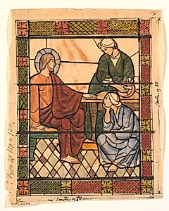 Kristus i Bethania by Joakim Skovgaard