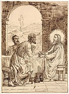 Kristus i Emmaus by Wilhelm Marstrand