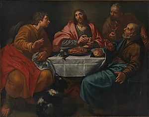 Kristus i Emmaus by Antonio Circignano