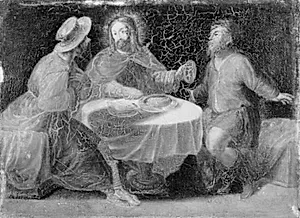 Kristus i Emmaus by La Sonno