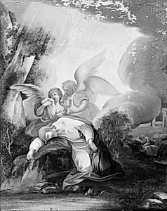 Kristus i Gethsemane by W.A. Müller