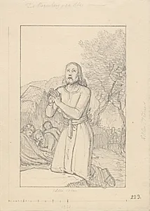 Kristus i Gethsemane. by C.W. Eckersberg