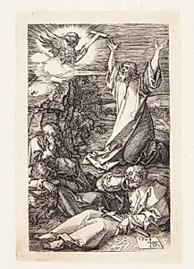 Kristus i Gethsemane by Albrecht Dürer