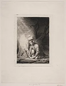 Kristus i Gethsemane by Carl Bloch