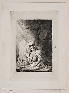 Kristus i Gethsemane by Carl Bloch