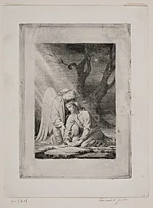 Kristus i Gethsemane by Carl Bloch