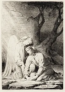 Kristus i Getsemane by Carl Bloch
