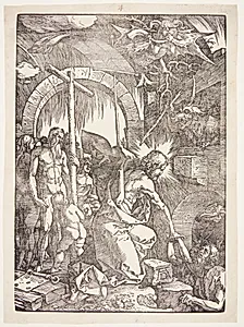 Kristus i helvedets forgård by Albrecht Dürer
