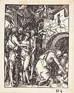Kristus i helvedets forgård by Albrecht Dürer