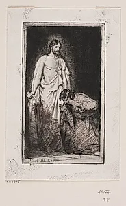 Kristus og den vantro Thomas by Carl Bloch