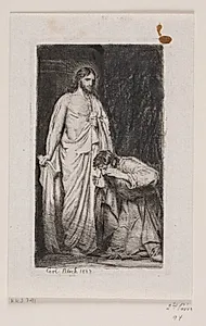 Kristus og den vantro Thomas by Carl Bloch