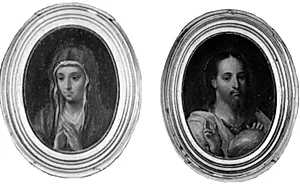 Kristus og Jomfru Maria by Ubekendt
