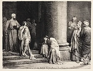 Kristus og Synderinden by Carl Bloch