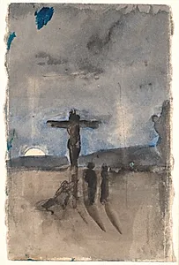 Kristus på korset by Isakson, Karl